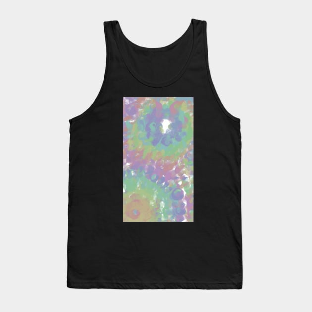 Dark Pastel Tie Dye Tank Top by ValinaMoonCreations